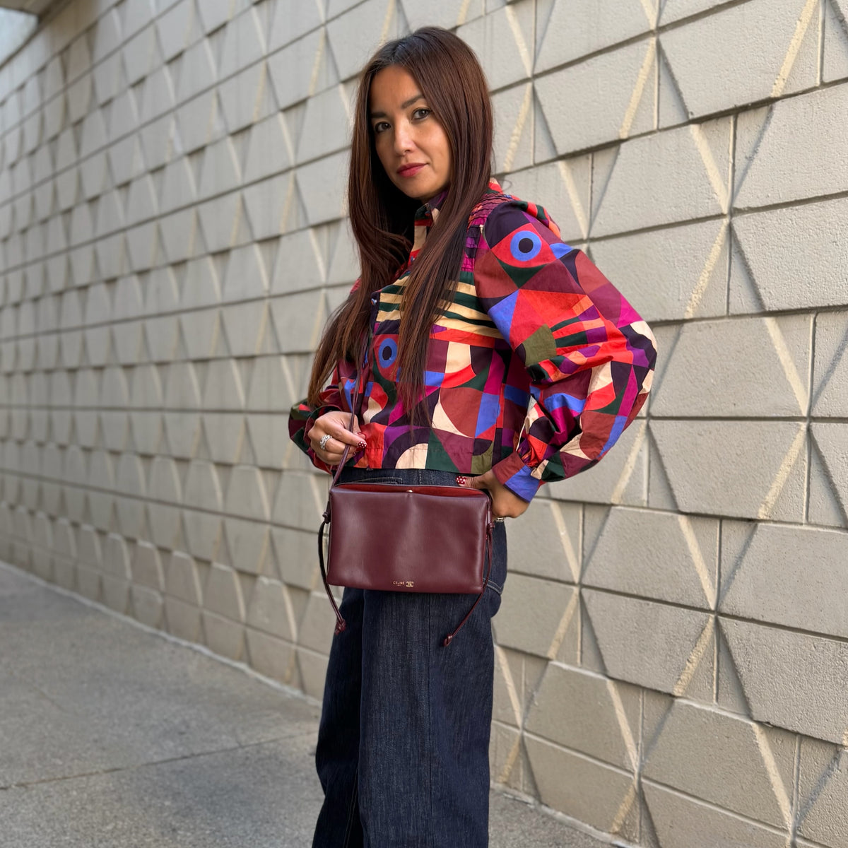 Celine Trio Flap Bag