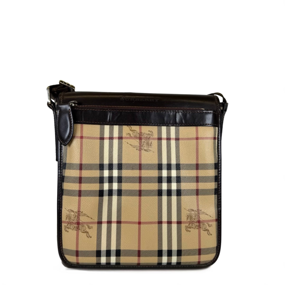 Burberry Haymarket Check Messenger Bag