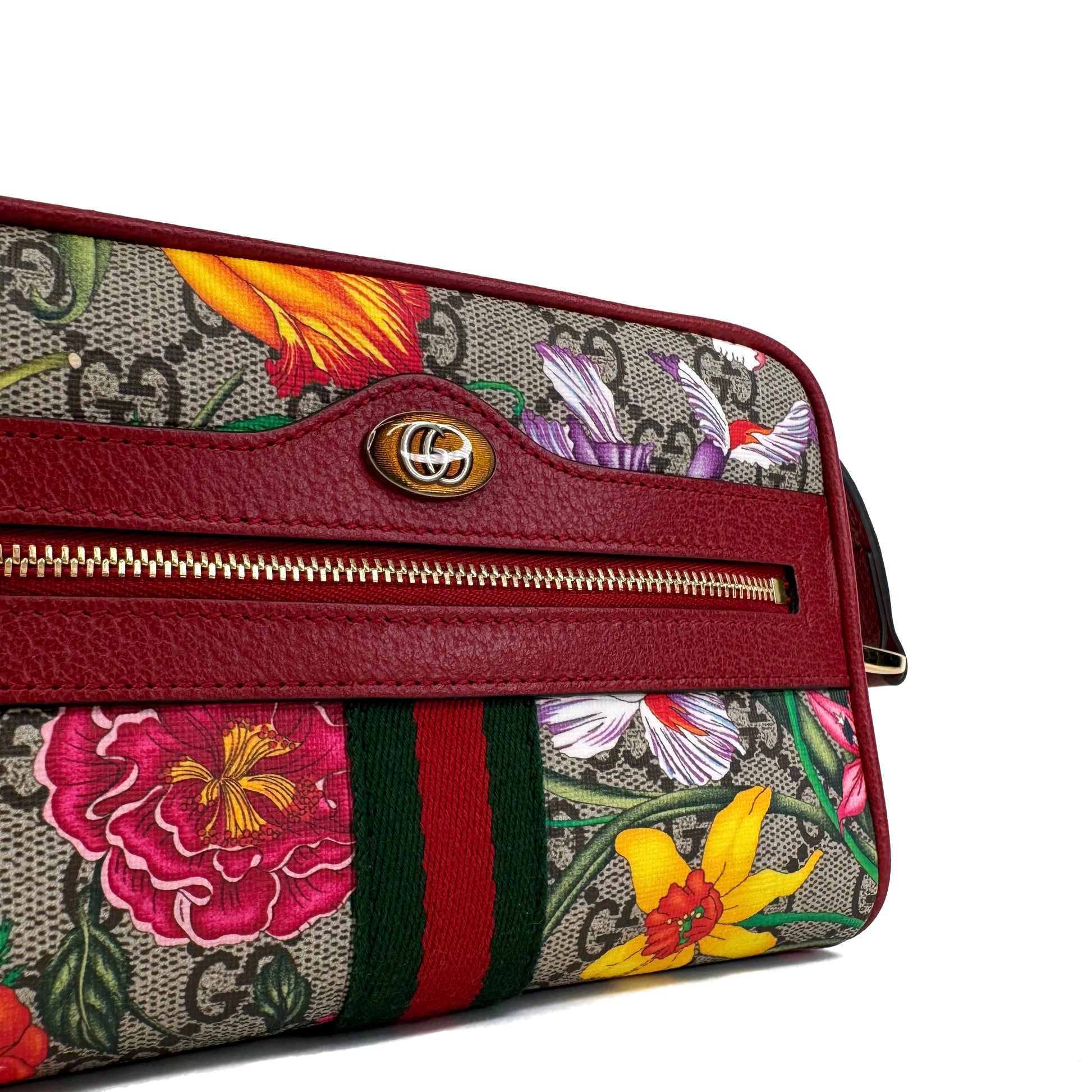 Gucci floral top crossbody bag