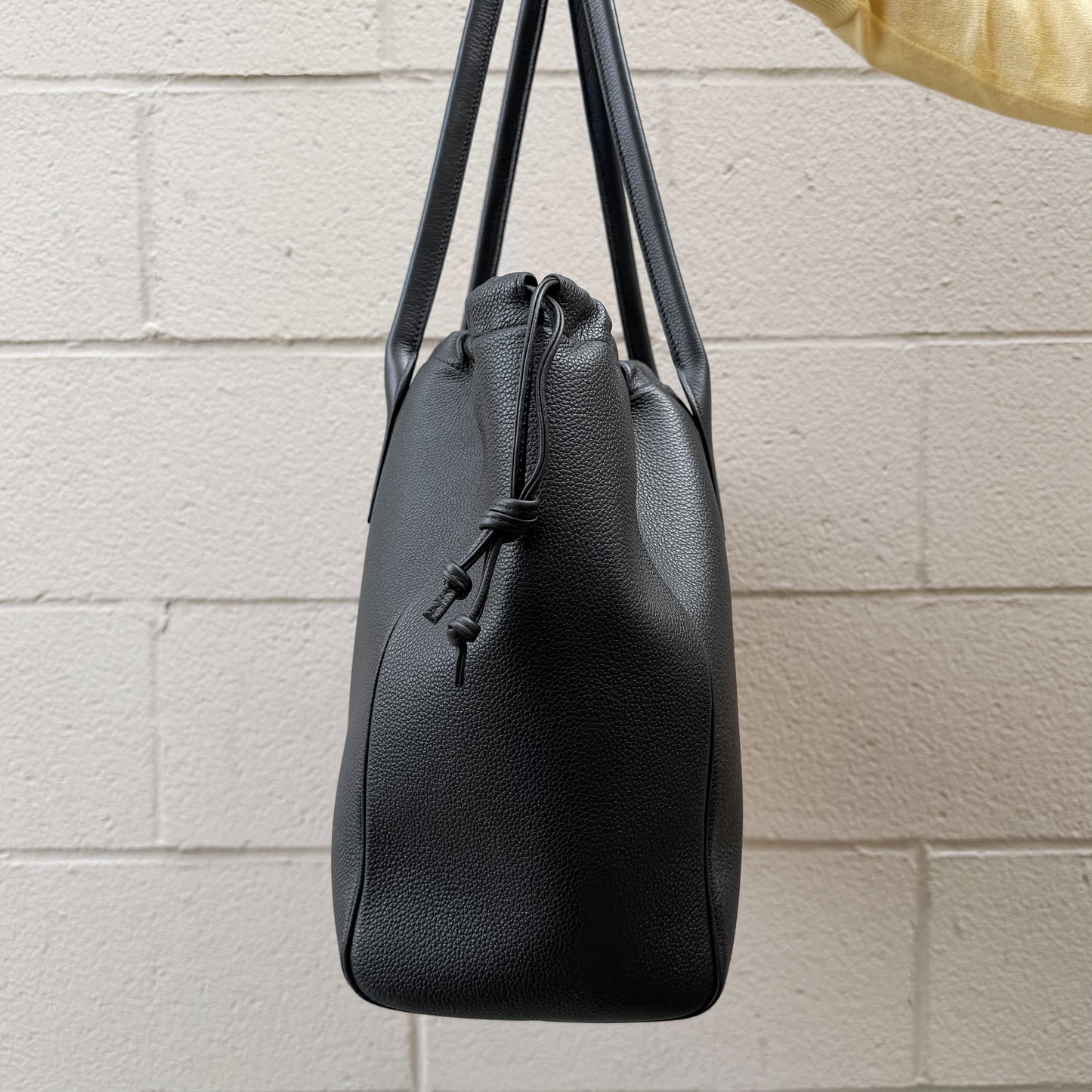Celine Cabas Drawstring Cuir Triomphe Tote Bag