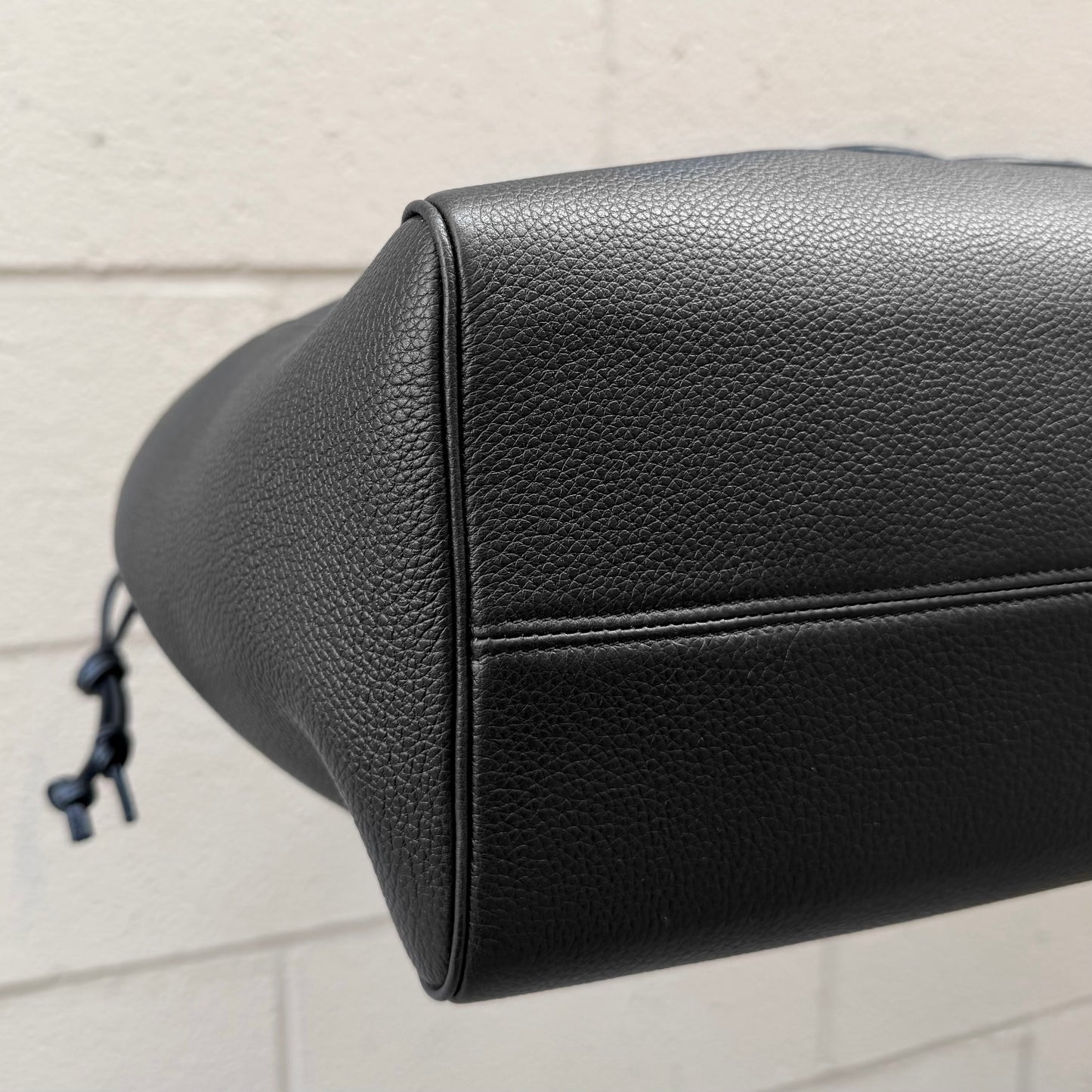 Celine Cabas Drawstring Cuir Triomphe Tote Bag
