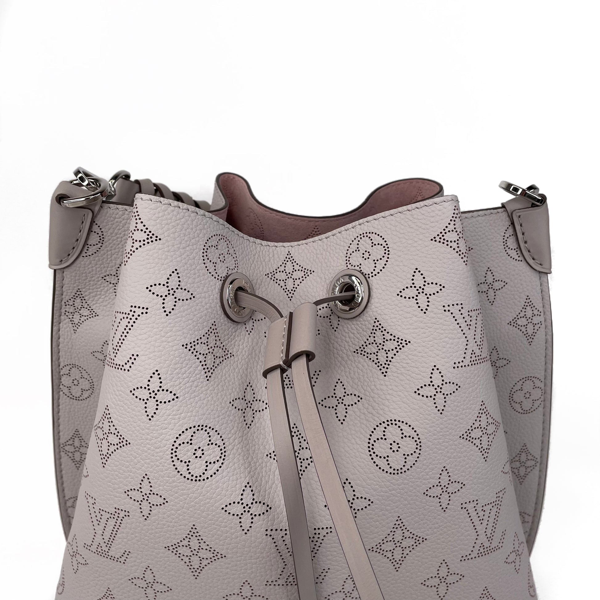 Louis Vuitton Muria Bucket Bag Mahina Leather Neutral 1927371