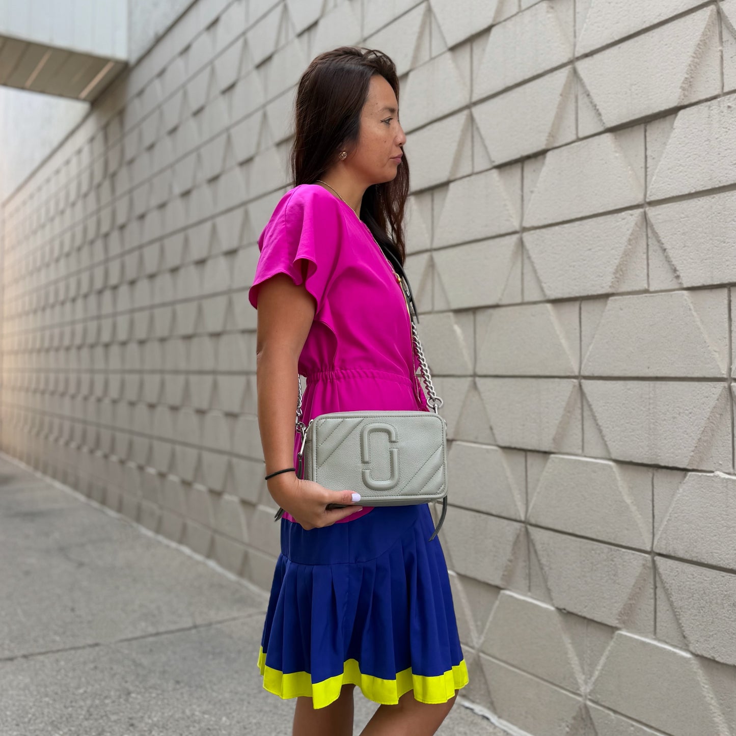 Marc Jacobs The Moto Shot 21 Sage Camera Bag