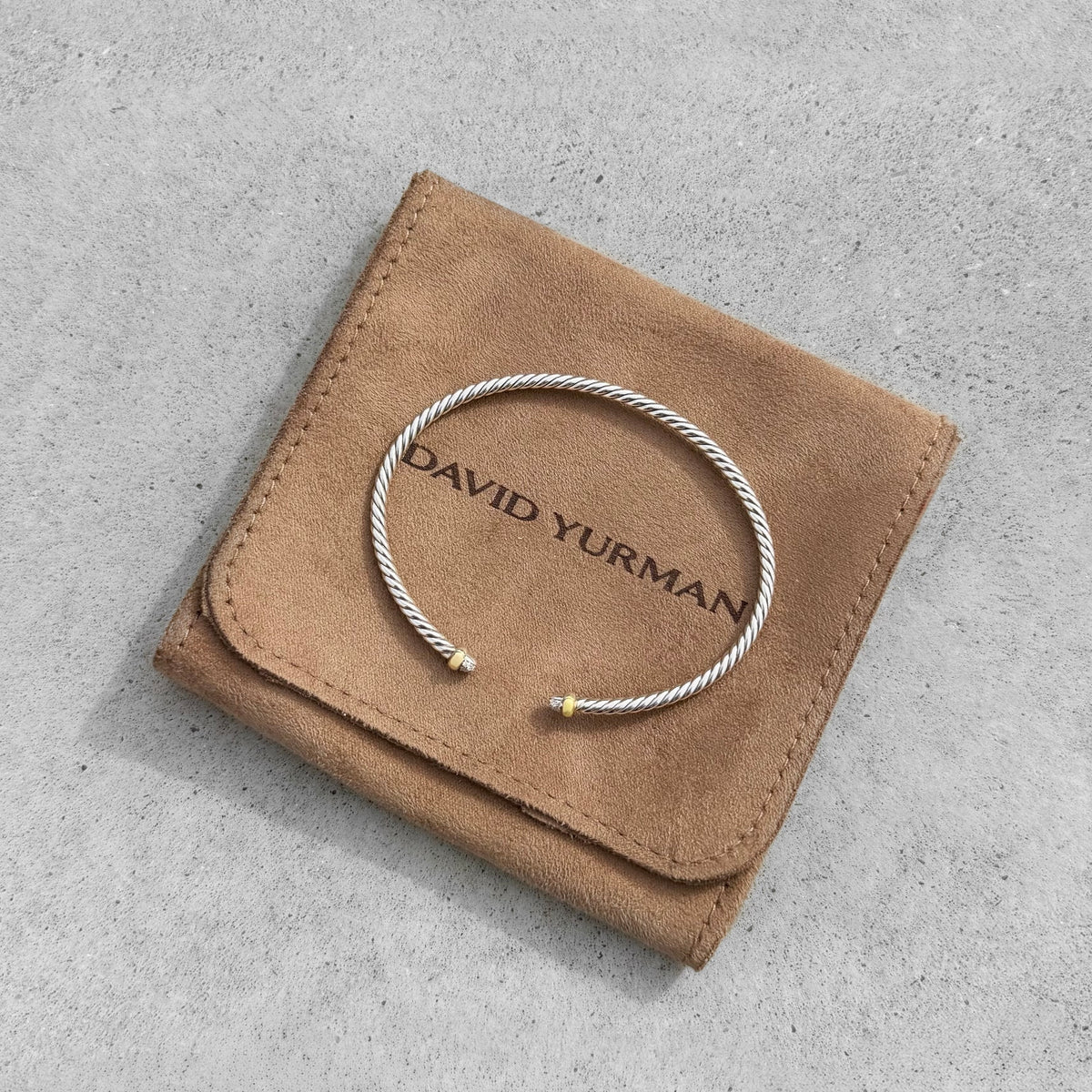 David Yurman Micro Flex Cable Cuff Bracelet