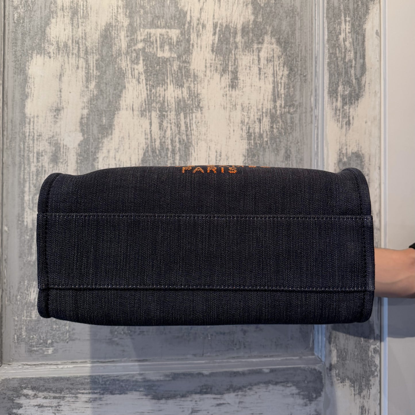 Chanel Deauville Denim Small Tote Bag