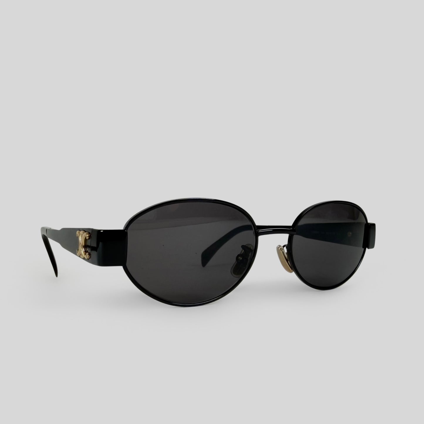 Celine Oval Metal Triomphe Sunnies
