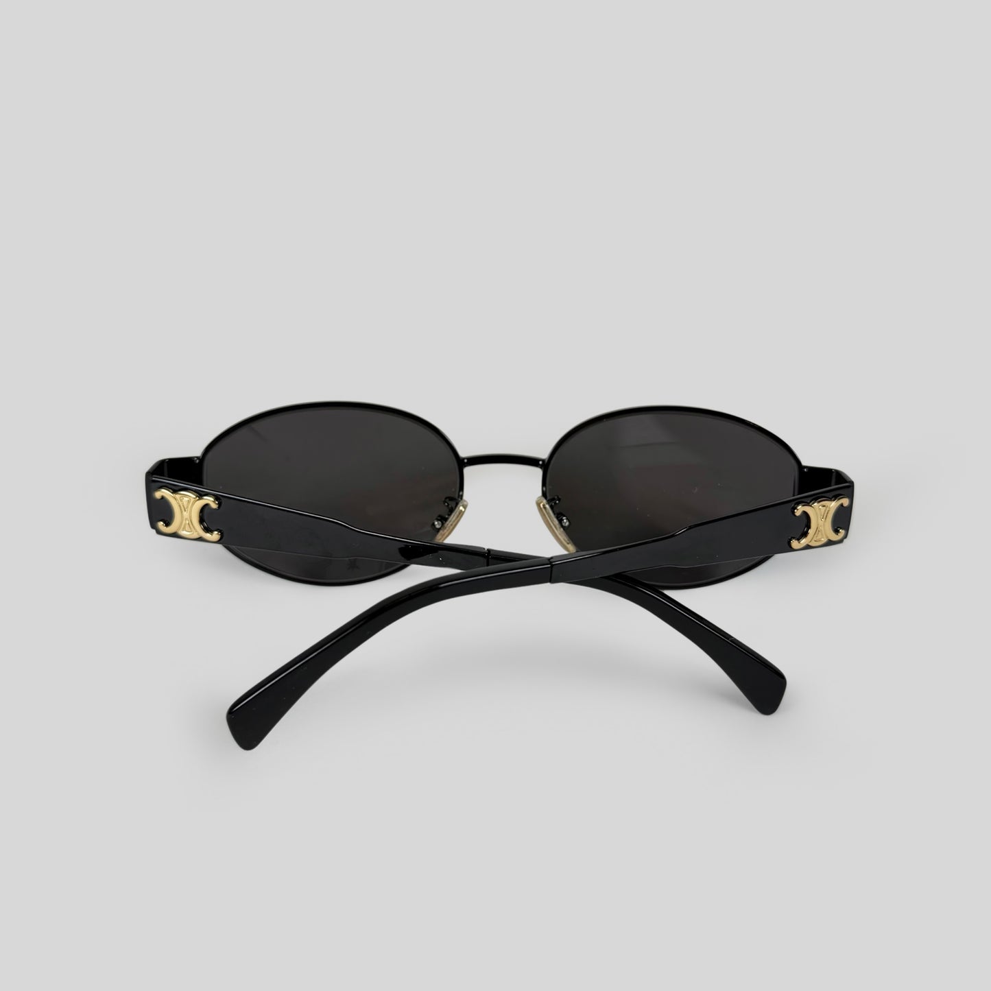 Celine Oval Metal Triomphe Sunnies