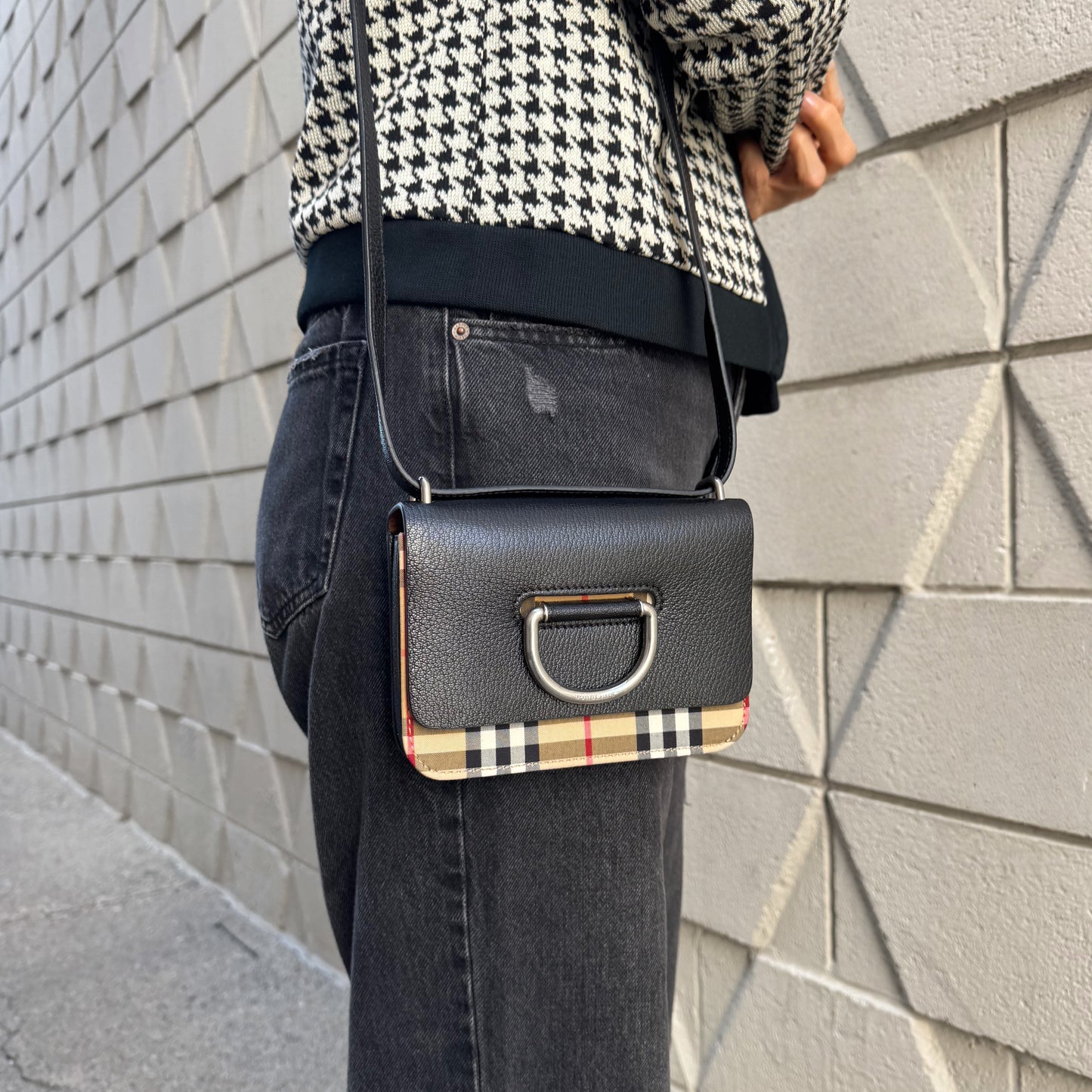 Burberry D-Ring Mini Crossbody Bag