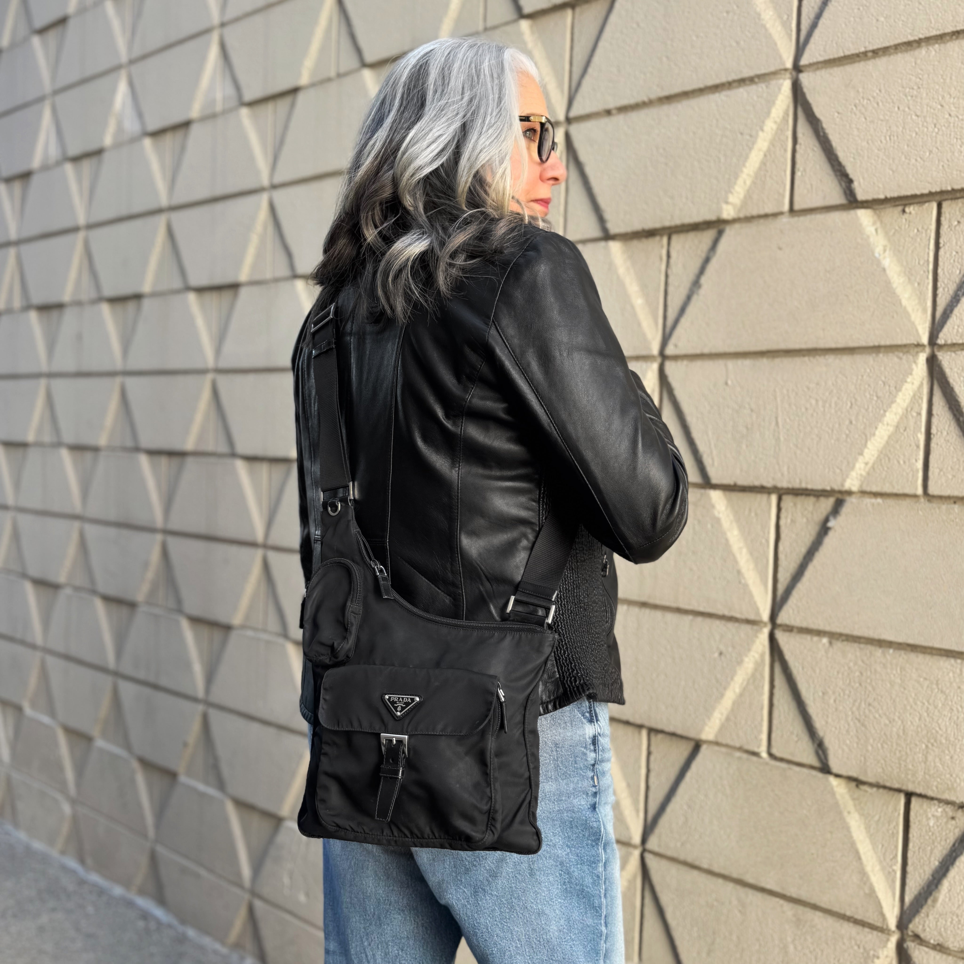 バッグ PRADA MARSUPIO TESSUTO 2WAY BODY BAG Prada Tessuto Crossbody Bag – Wilder's Consignment House
