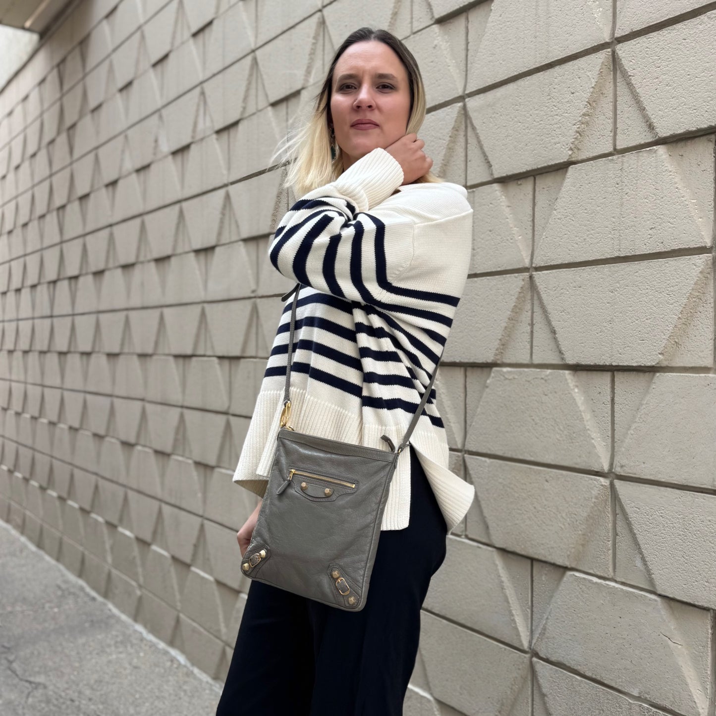 Balenciaga Motocross Crossbody Bag