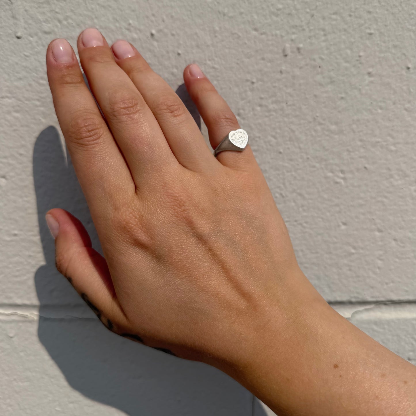 Tiffany & Co. Return To Tiffany Heart Signet Ring