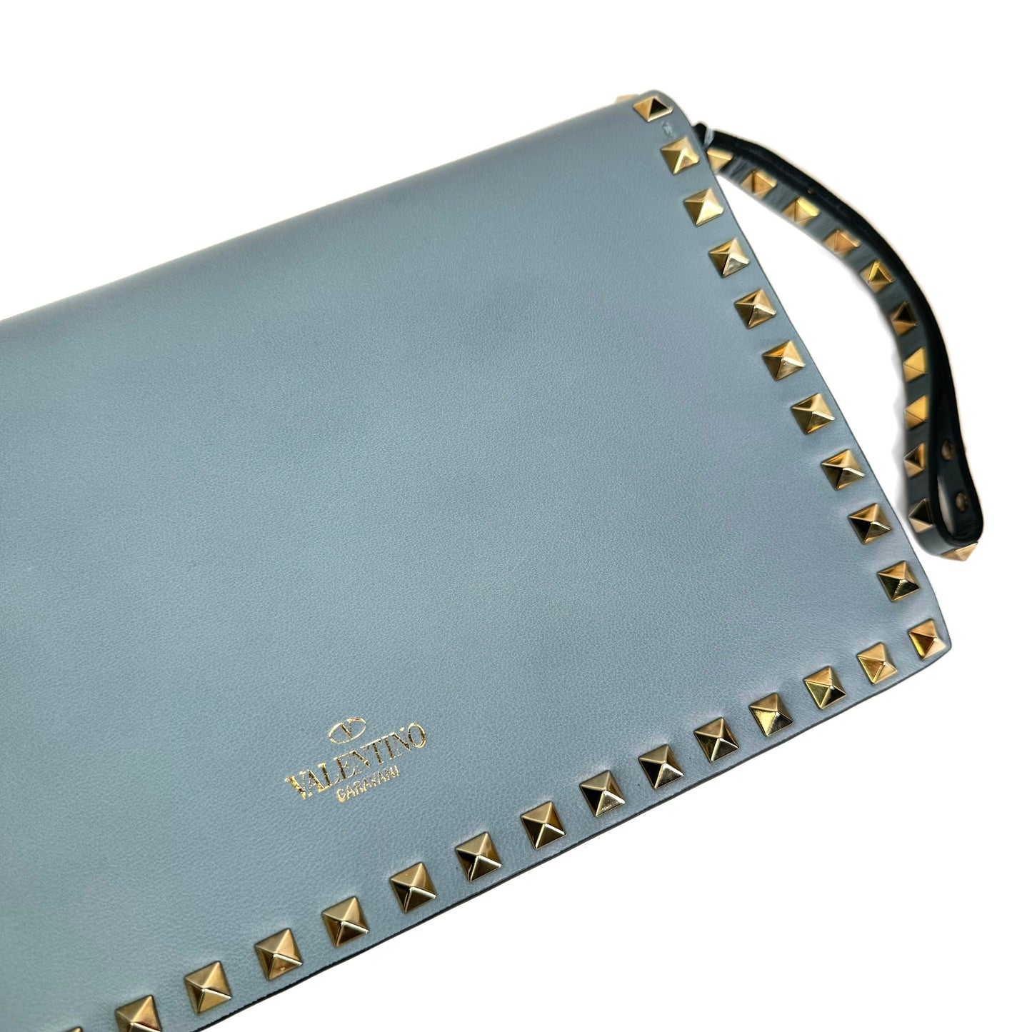 Valentino Rockstud Wristlet Clutch