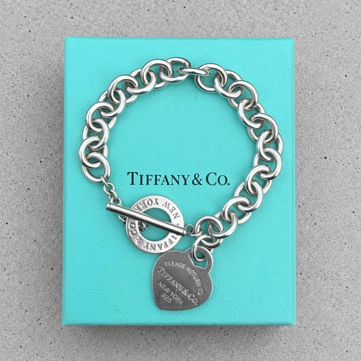 Tiffany & Co. Heart Tag Toggle Bracelet