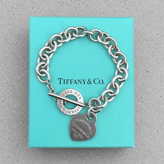 Tiffany & Co. Heart Tag Toggle Bracelet