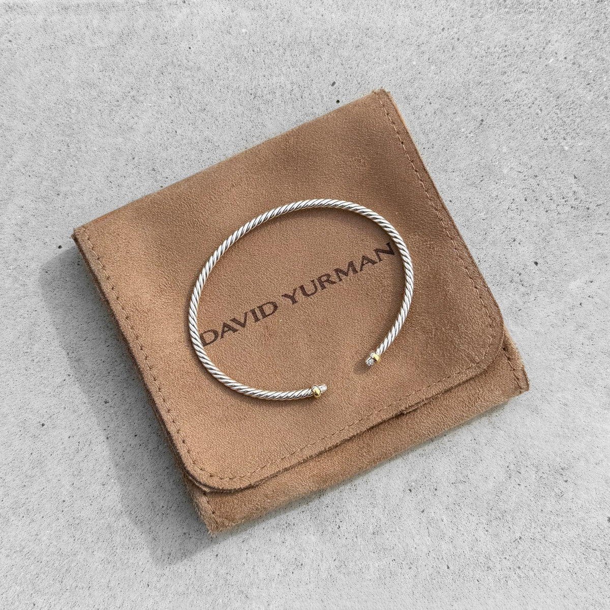 David Yurman Micro Flex Cable Cuff Bracelet