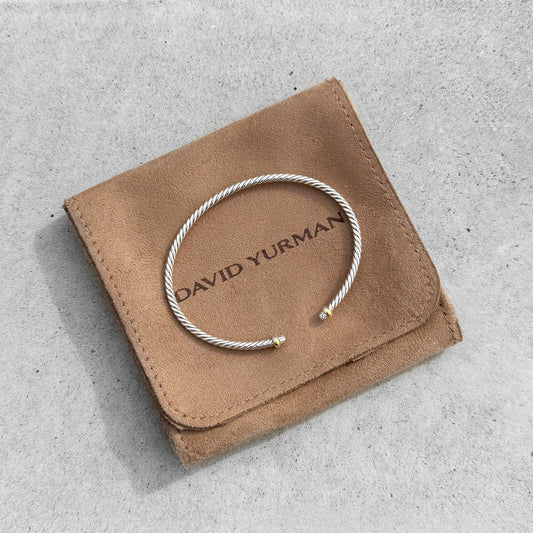 David Yurman Micro Flex Cable Cuff Bracelet