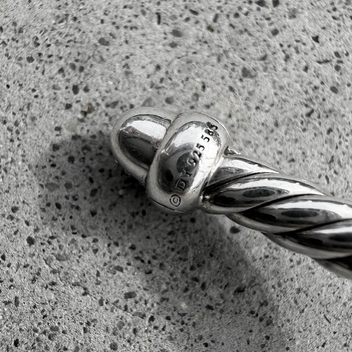 David Yurman Micro Flex Cable Cuff Bracelet