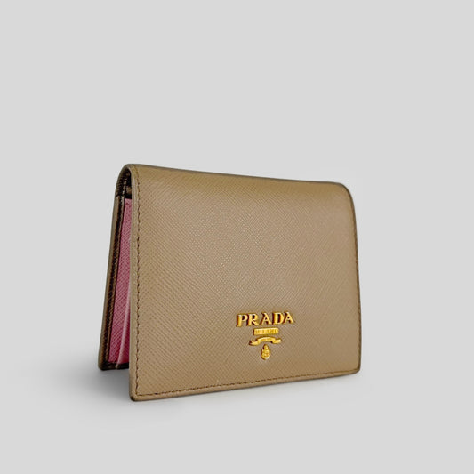 Prada Small Saffiano Leather Wallet