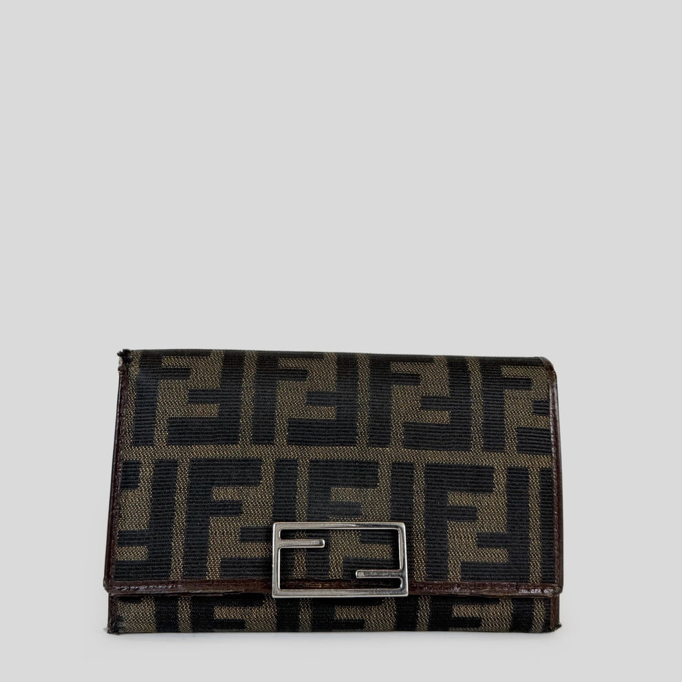 Fendi Zucca FF Logo Continental Wallet – Wilder's Consignment House