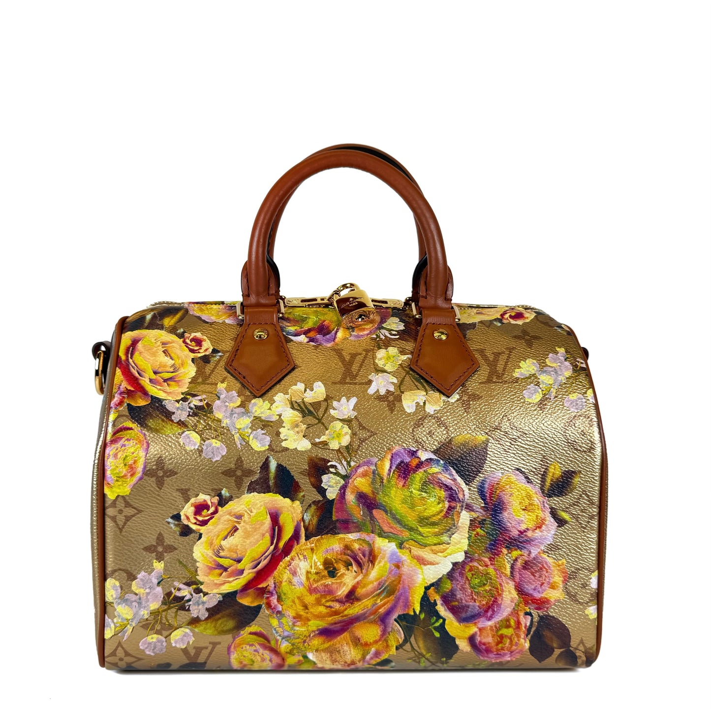 Louis Vuitton Metallic Gold Garden Speedy Bandouliere