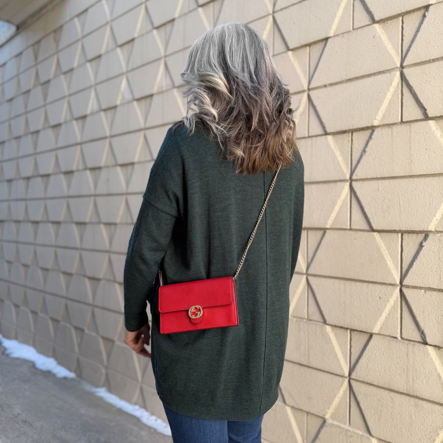 Gucci Interlocking G Wallet on Chain