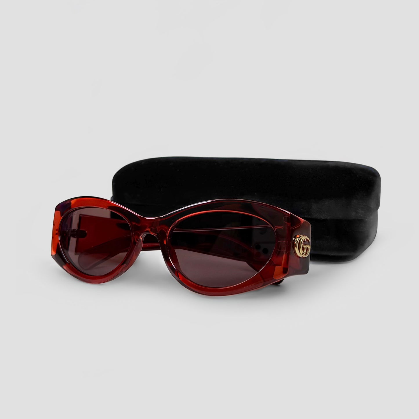 Gucci Cat Eye Red Sunglasses