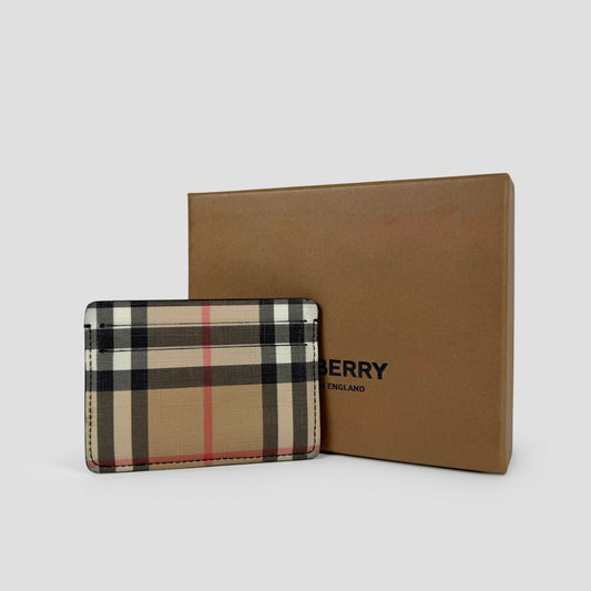 Burberry Vintage Check Card Holder