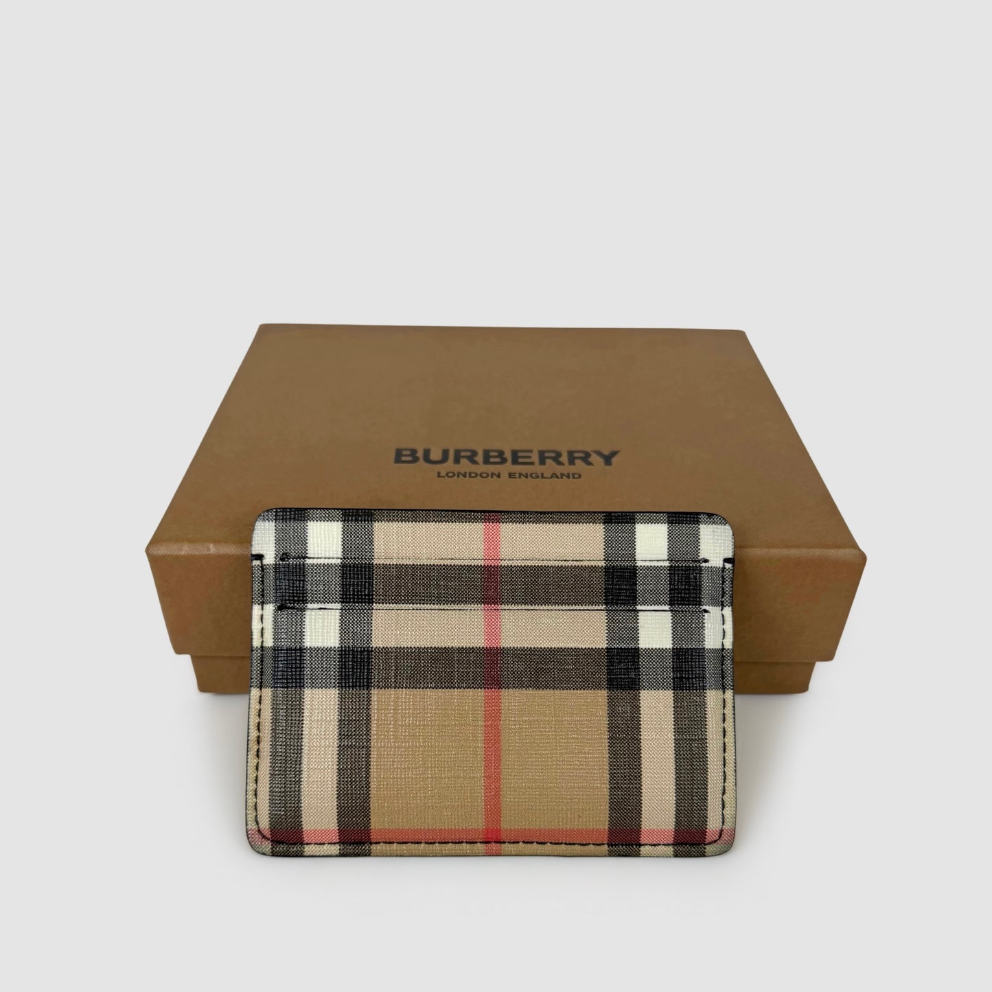 Burberry Vintage Check Card Holder