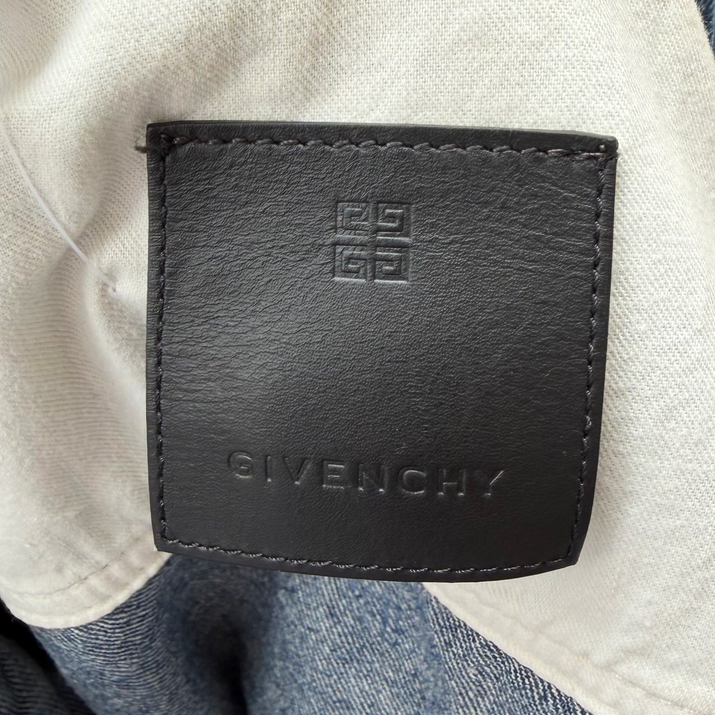 Givenchy 4G Monogram Denim Trucker Jacket