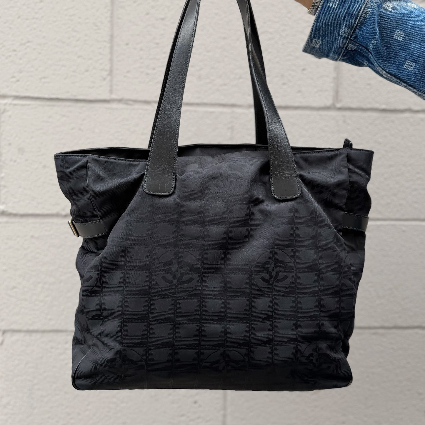 Chanel Ligne Nylon Tote Bag