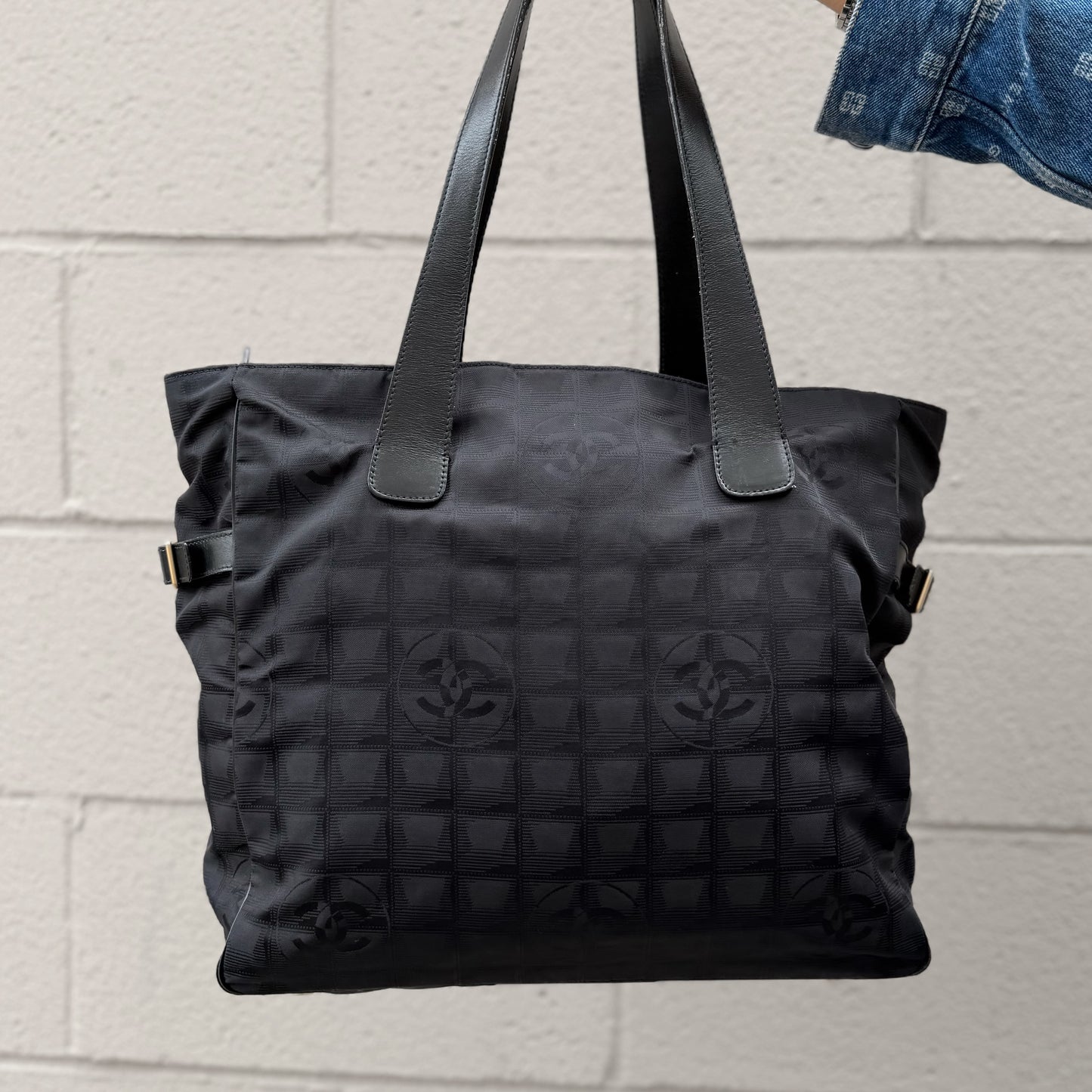 Chanel Ligne Nylon Tote Bag