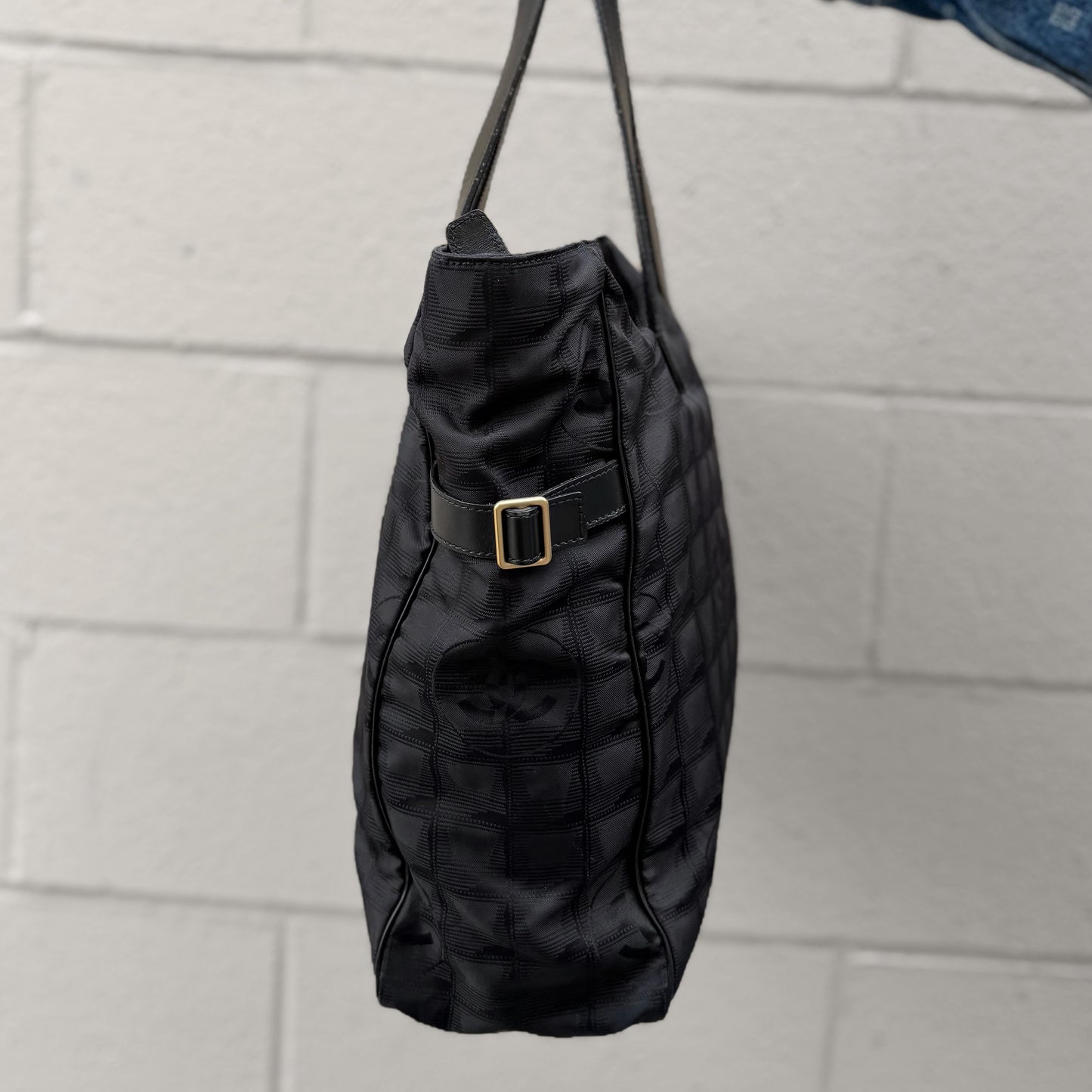 Chanel Ligne Nylon Tote Bag
