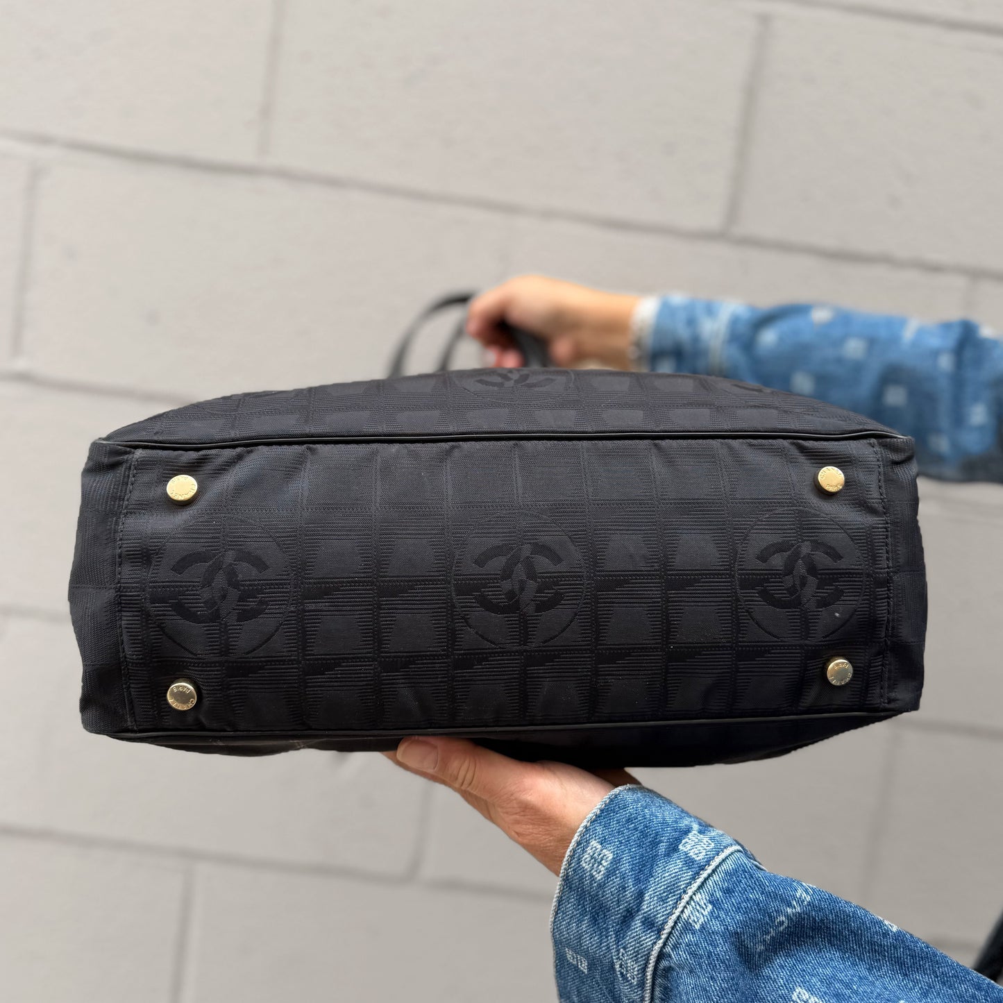 Chanel Ligne Nylon Tote Bag