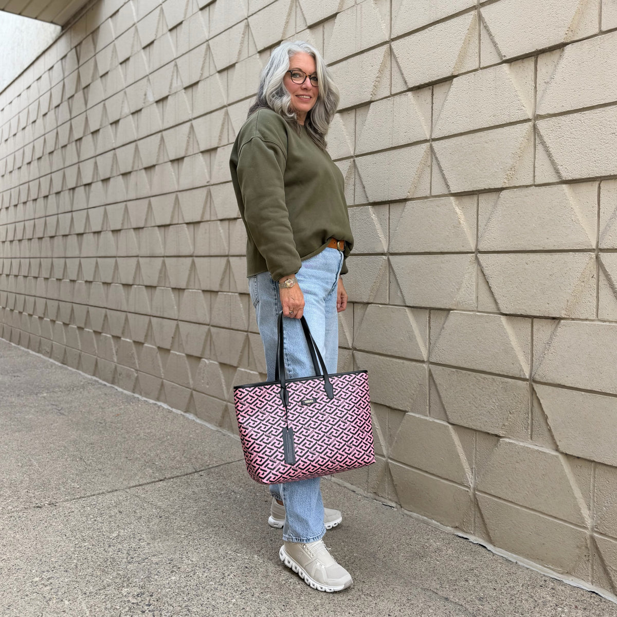 Versace La Greca Signature Tote Bag