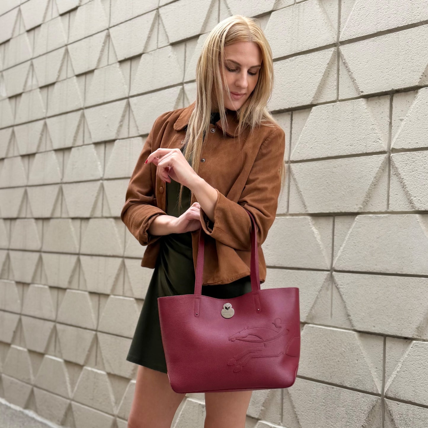 Longchamp Cavalcade “Shop It” Tote Bag