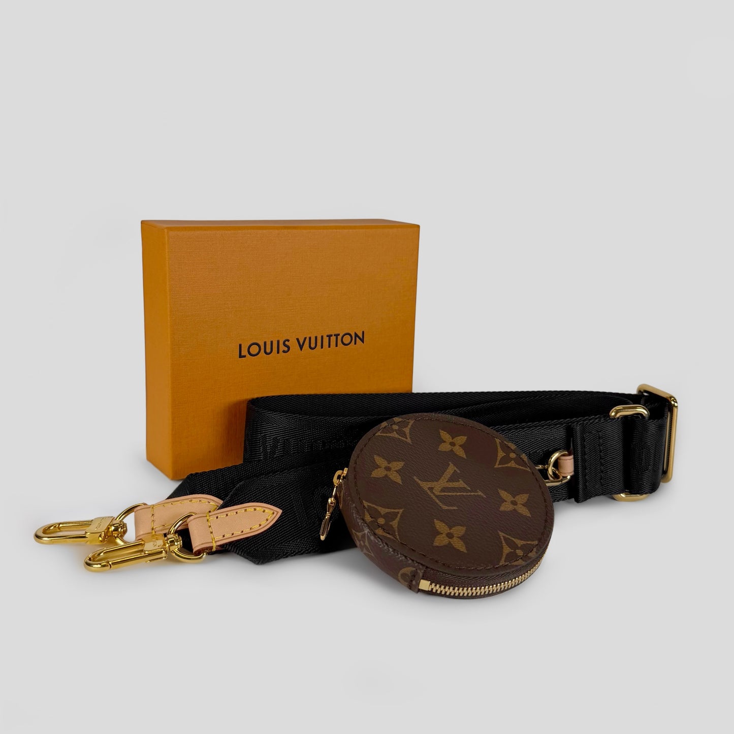 Louis Vuitton Bandouliere Strap with Monogram Pouch