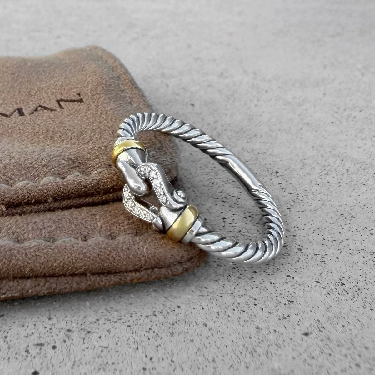David Yurman Crossover Petite Buckle Ring