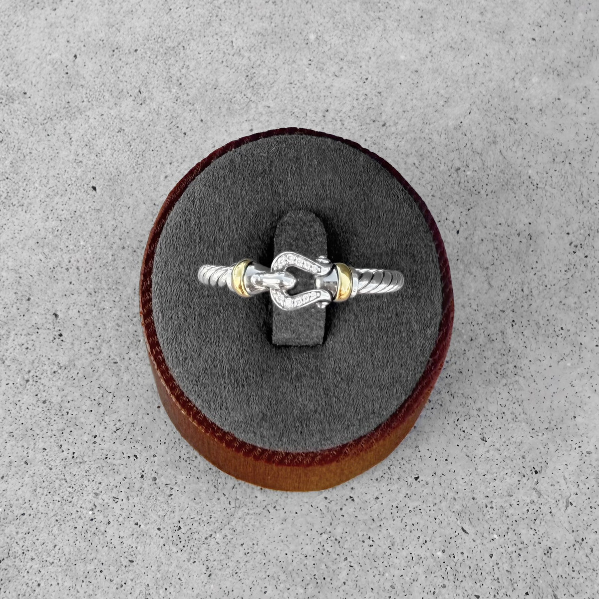 David Yurman Crossover Petite Buckle Ring