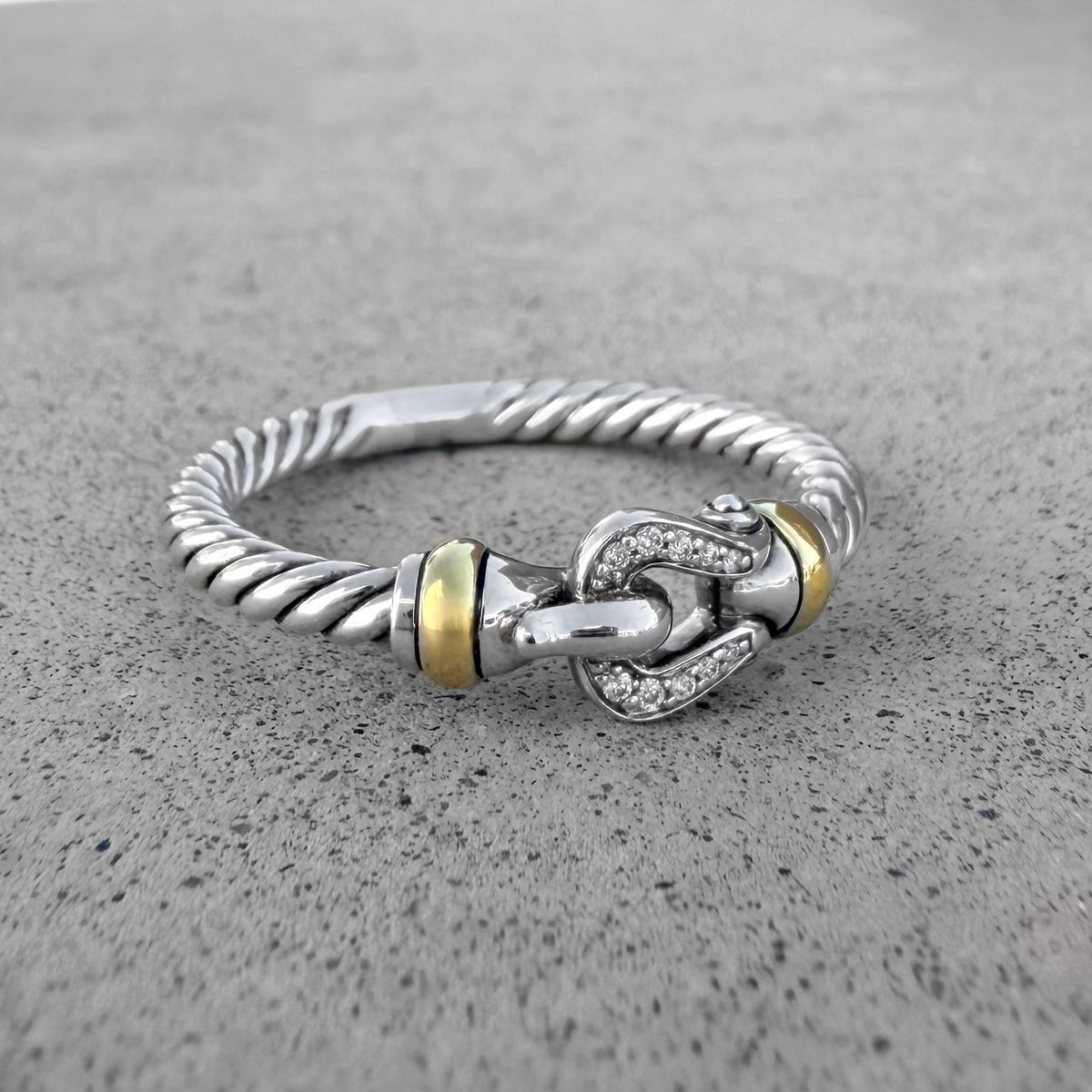 David Yurman Crossover Petite Buckle Ring