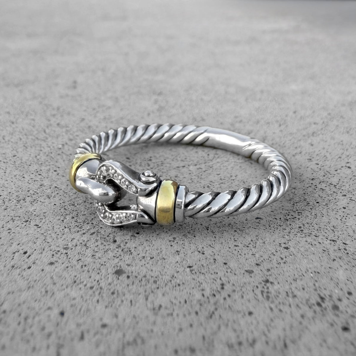 David Yurman Crossover Petite Buckle Ring