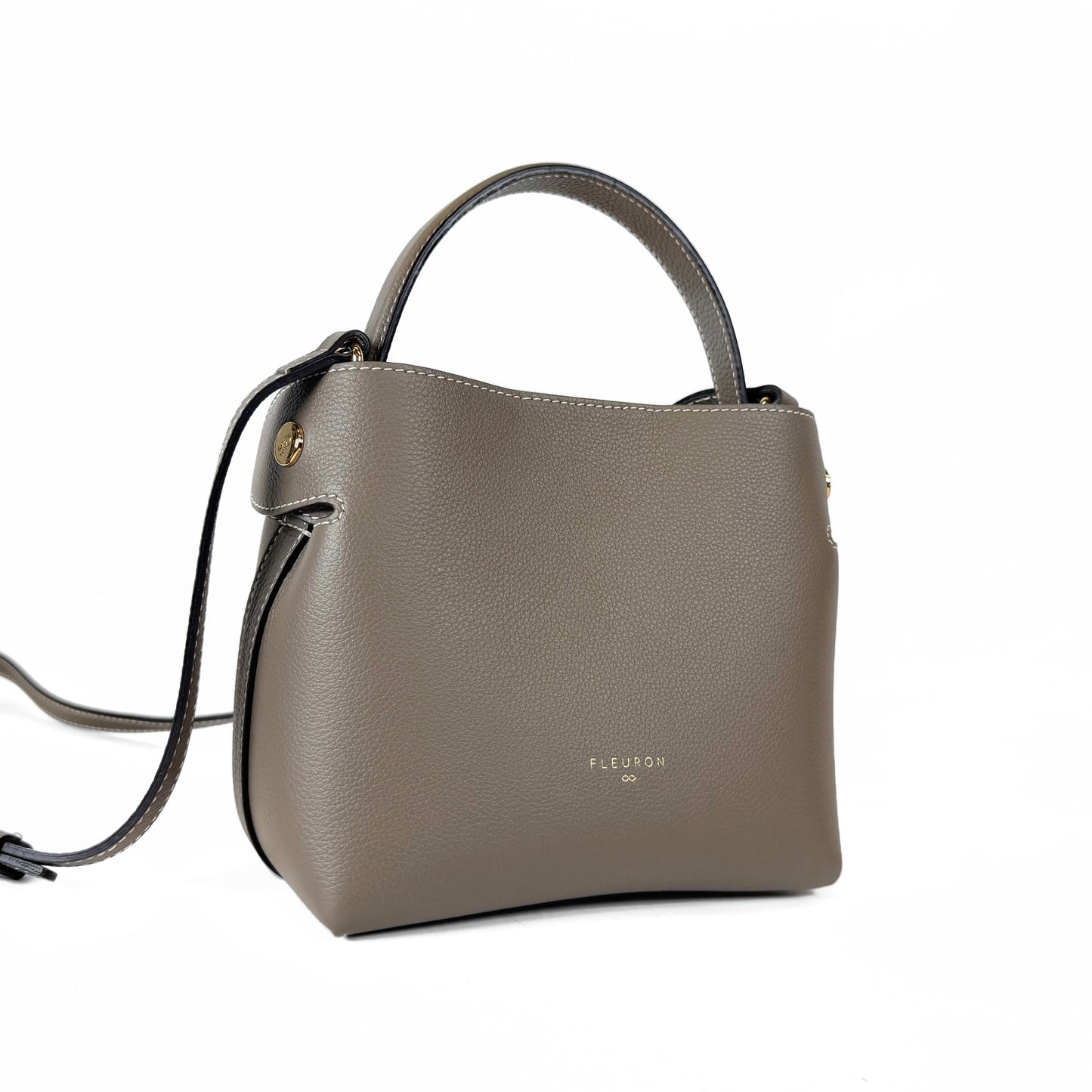 Fleuron Mini Swann Taupe Bag
