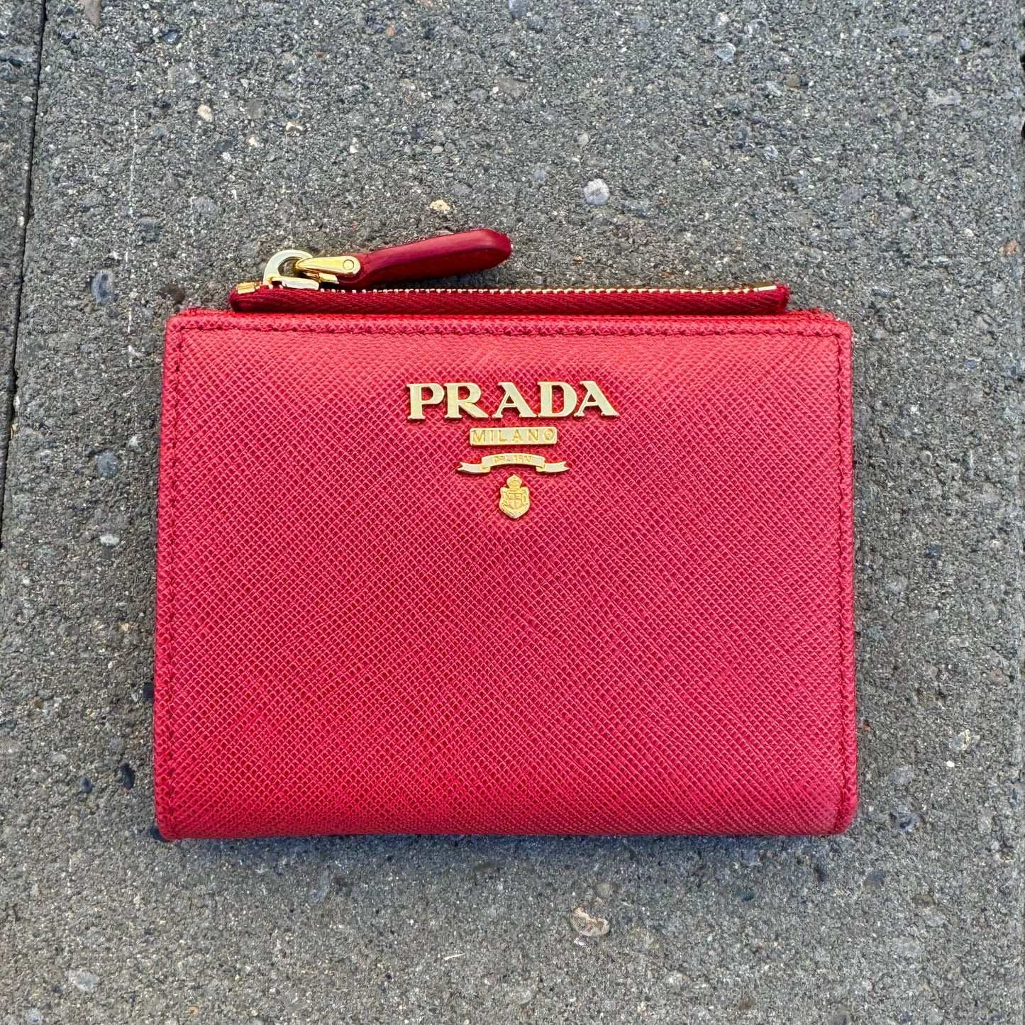 Prada Saffiano Bi-Fold Wallet