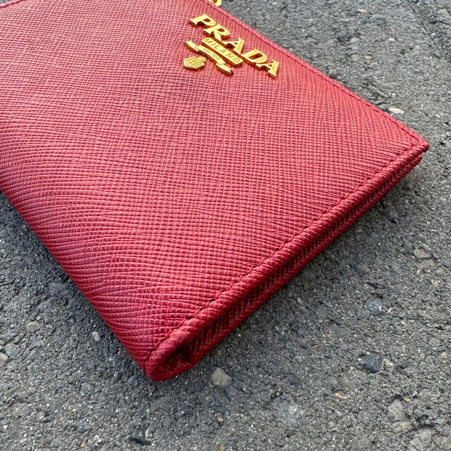 Prada Saffiano Bi-Fold Wallet