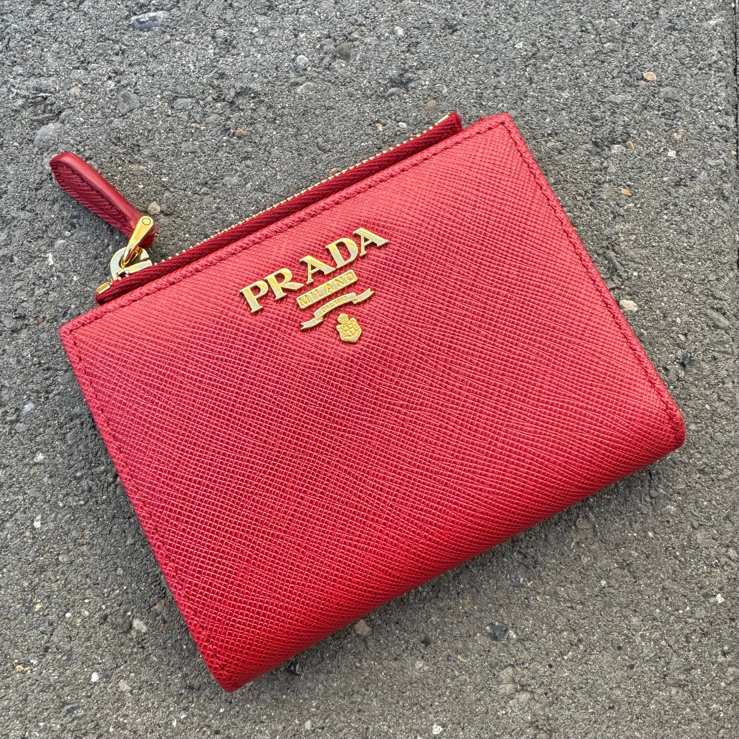 Prada Saffiano Bi-Fold Wallet