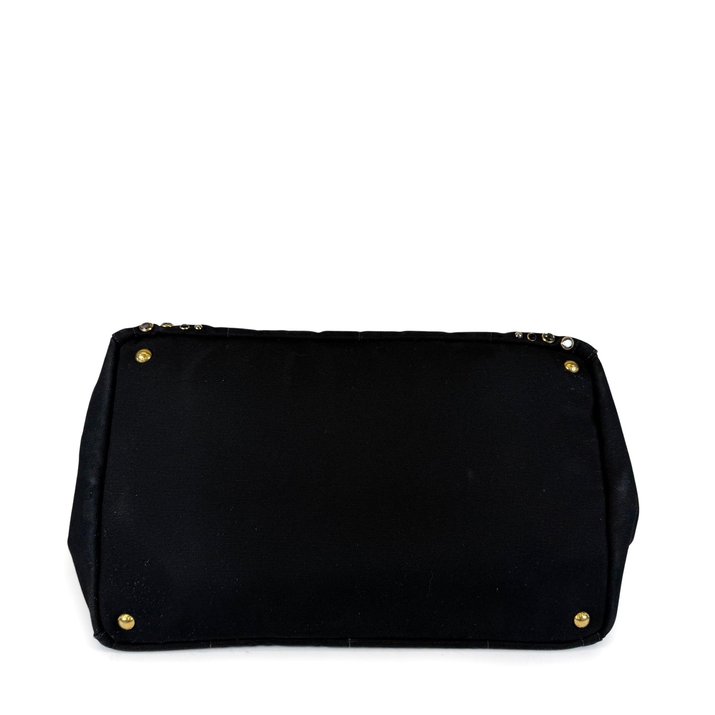 Prada Bijoux Canapa Studded Tote Bag