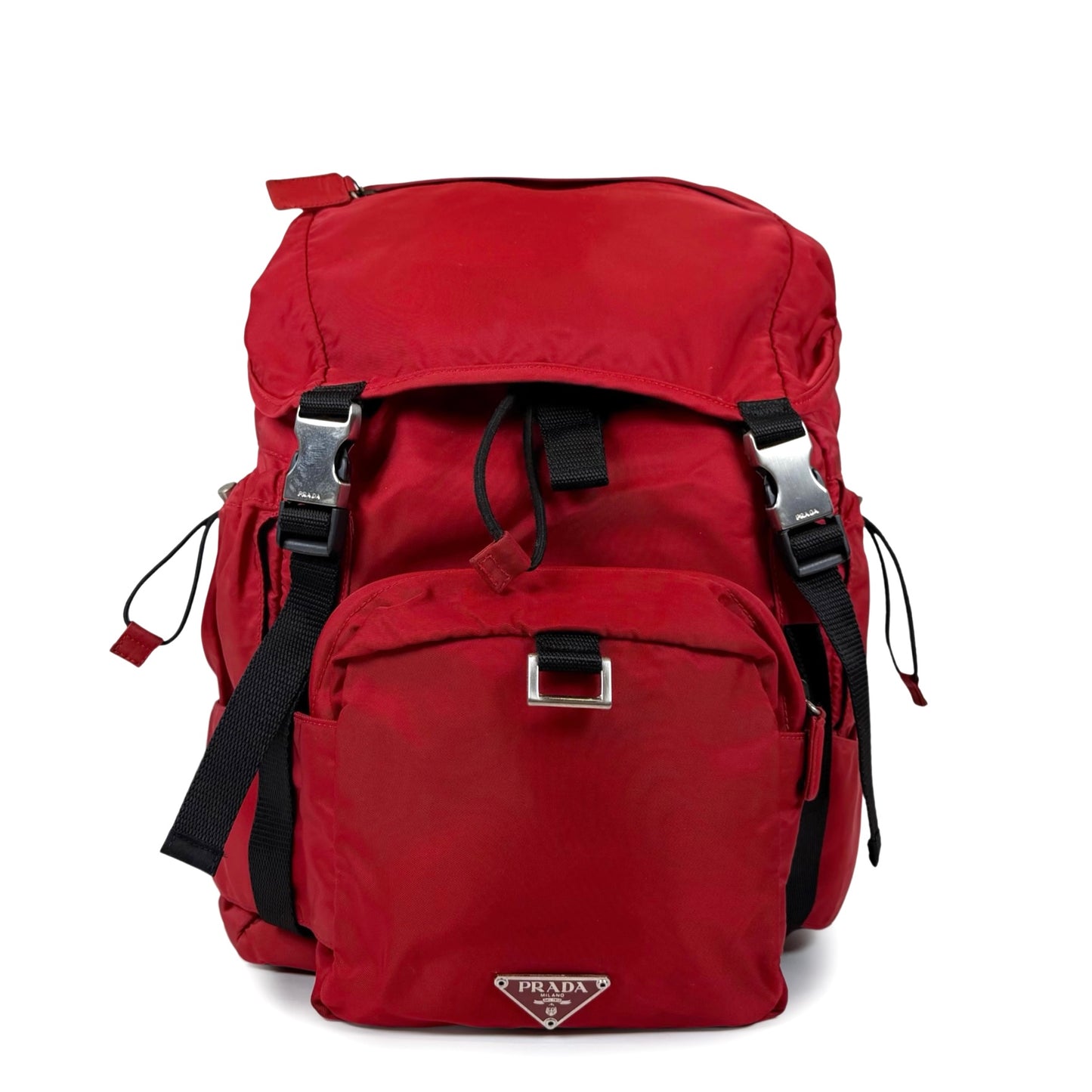 Prada Nylon Backpack with Removable Pouch