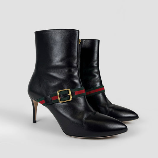 Gucci Sylvie Heeled Boots