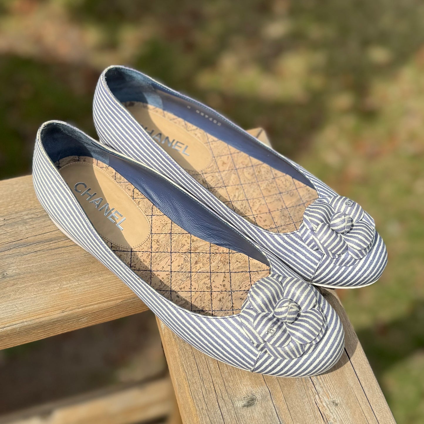 Chanel Camellia Ballet Flats