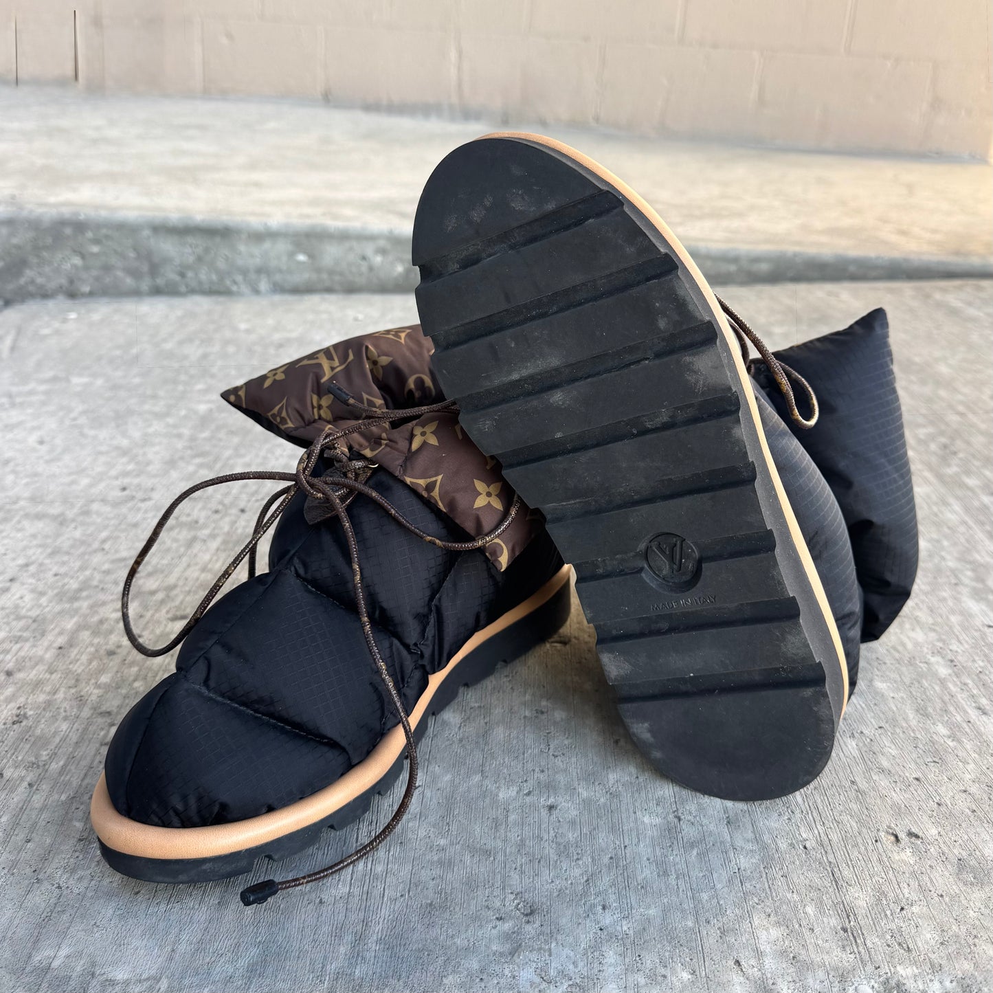 Louis Vuitton Pillow Line Boots