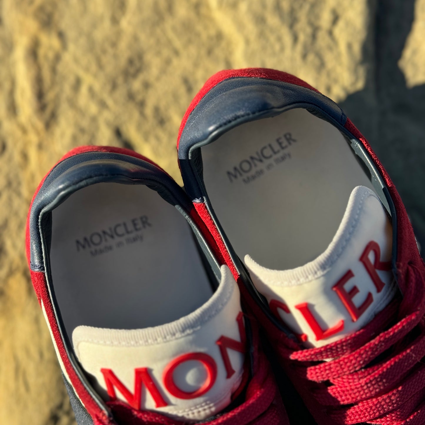 Moncler Tricolor Horace Low-Top Sneakers